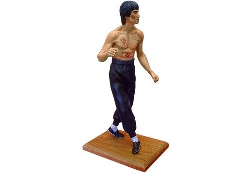 JJ1295 BRUCE LEE THE KING OF KUNG FU STATUE 6 FOOT 2