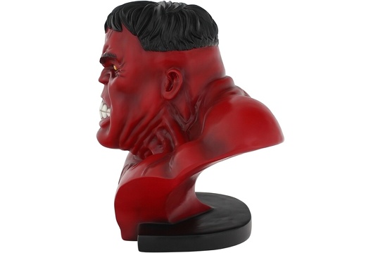 JJ1812R INCREDIBLE RED HULK LIFE SIZE BUST 3