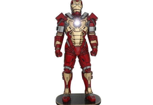 JJ6163 IRON MAN WITH WORKING CHEST LIGHT RAY 1