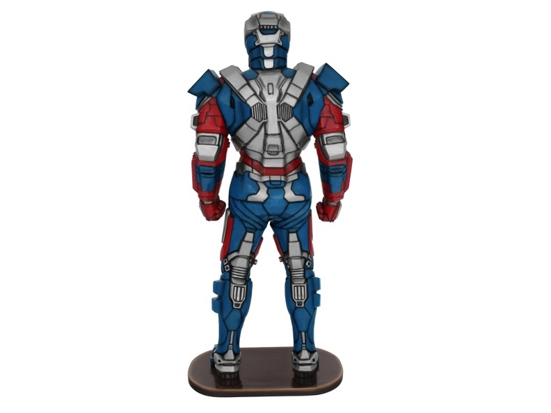 JJ6223_IRON_MAN_PATRIOT_STATUE_WITH_WORKING_CHEST_LIGHT_RAY_4.JPG