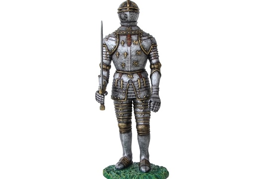 N242 MEDIEVAL KNIGHT IN SHINING ARMOUR 1