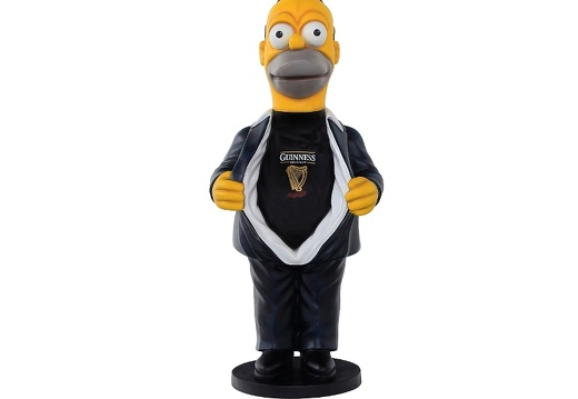 N260 FUNNY HOMER SIMPSON WITH GUINNESS SHIRT 1