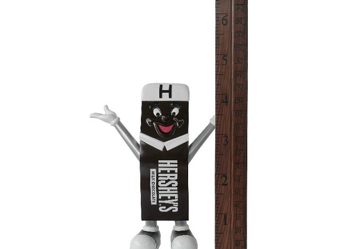 N6292 HERSHEYS CHOCOLATE BAR 3D STATUE HOW TALL ARE YOU RULER 1