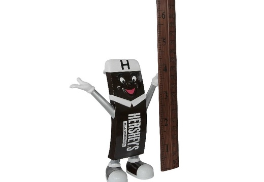 N6292 HERSHEYS CHOCOLATE BAR 3D STATUE HOW TALL ARE YOU RULER 2