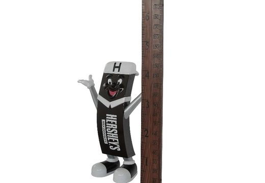 N6292 HERSHEYS CHOCOLATE BAR 3D STATUE HOW TALL ARE YOU RULER 3