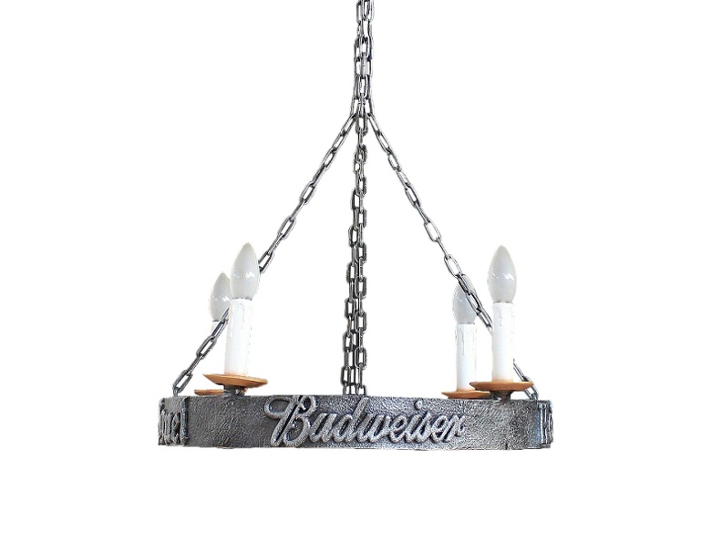 JJ114_WROUGHT_IRON_EFFECT_CHANDELIER_4_CANDLE_LAMPS_BUDWEISER.JPG