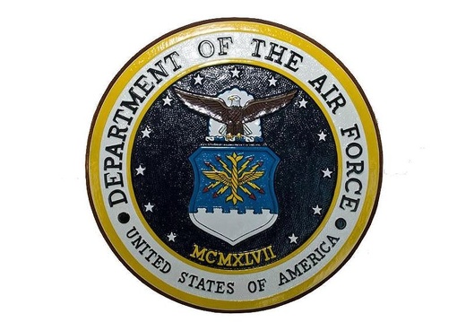JBCR327 USA DEPARTMENT OF THE AIR FORCE WALL PLAQUE