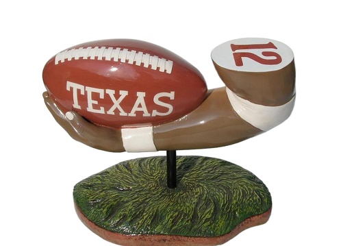 JBTH201 AMERICAN FOOTBALL BALL ARM ANY TEAM NUMBER PAINTED ON THE ARM BALL 2