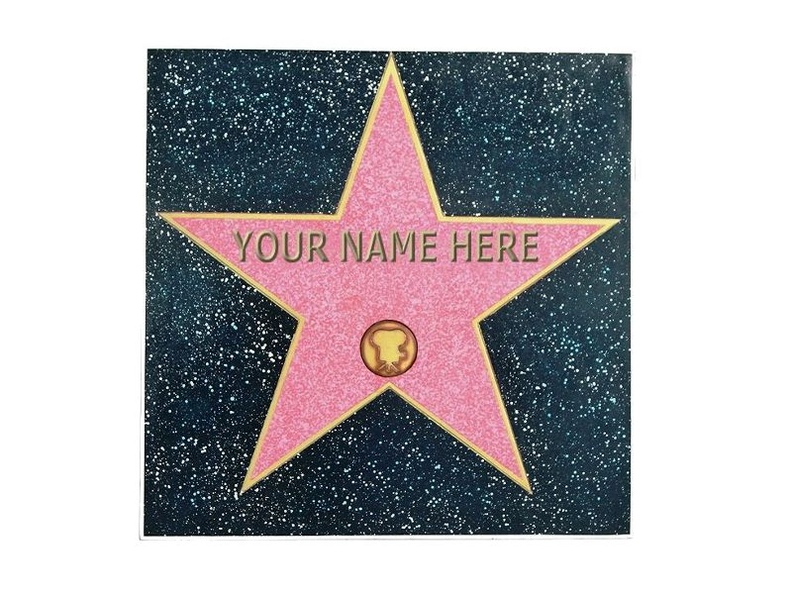 JBTH236_HOLLYWOOD_HALL_OF_FAME_GRANITE_EFFECT_TILE_WALL_MOUNTED_FREE_STANDING_ANY_NAME_PRINTED.JPG
