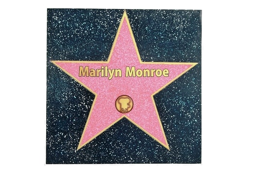 JBTH237T MARILYN MONROE HOLLYWOOD HALL OF FAME GRANITE EFFECT TILE WALL MOUNTED FREE STANDING ANY NAME AVAILABLE