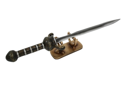 809 PIRATES MEDIEVAL SWORD GOLD STAND