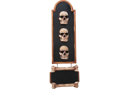 810 3 SCARY PIRATE SKULLS ADVERTISING BOARD
