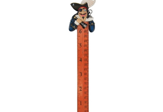 B0415 FUNNY CAPTAIN HOOK PIRATE HOW TALL ARE YOU RULER 1