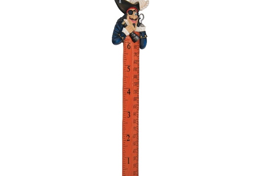 B0415 FUNNY CAPTAIN HOOK PIRATE HOW TALL ARE YOU RULER 3