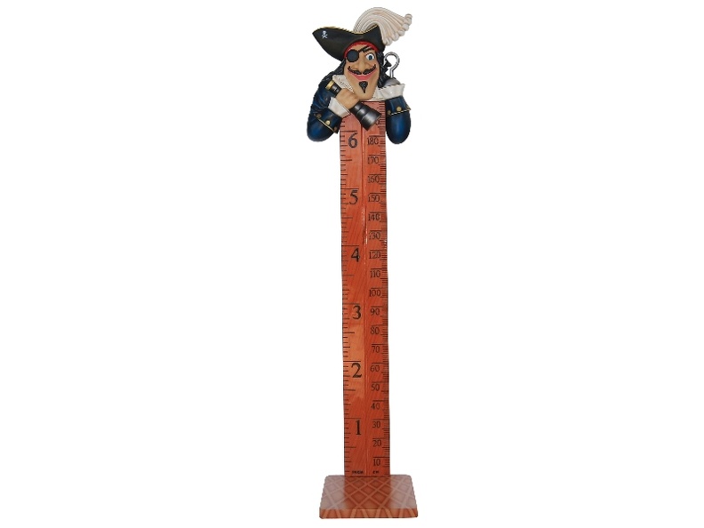 B0417_FUNNY_CAPTAIN_HOOK_PIRATE_HOW_TALL_ARE_YOU_RULER_ON_A_BASE_1.JPG