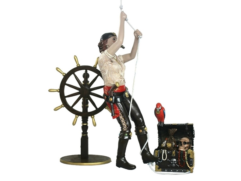 JBP105_LIFE_SIZE_LADY_PIRATE_CLIMBING_A_ROPE_LIFE_SIZE_SHIPS_WHEEL_TREASURE_CHEST_2.JPG