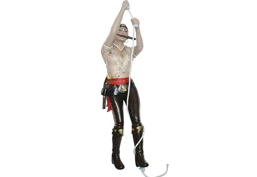 JBP107 LIFE SIZE LADY PIRATE CLIMBING A ROPE 1