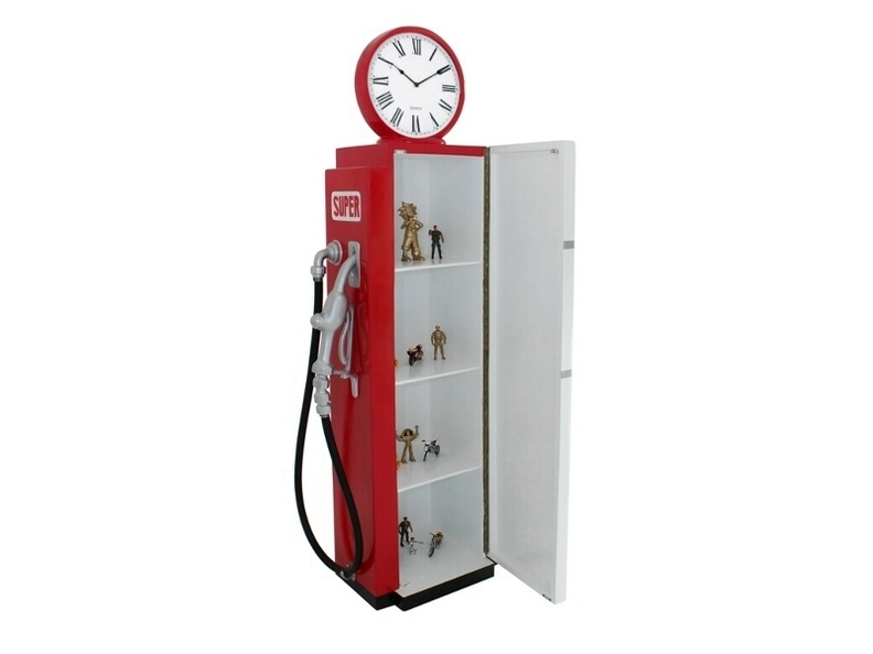 BJM0072_RED_WHITE_GAS_PUMP_WITH_BUILT_IN_SHELVES_WORKING_CLOCK_CLOCK_AVAILABLE_ON_ALL_GAS_PUMPS_3.JPG