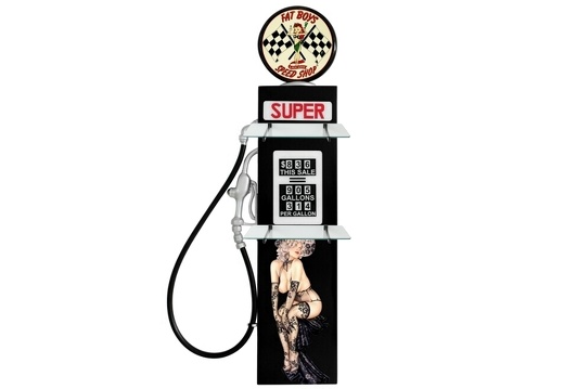 BJM0095 SEXY FAT BOYS VINTAGE GAS PUMP DOOR SHELVES AVAILABLE ON ALL GAS PUMPS