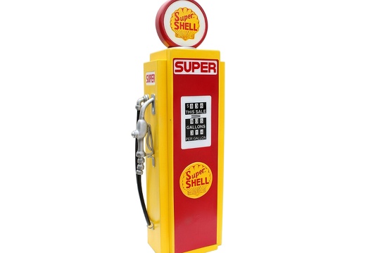 JBA3F12 SUPER SHELL GAS PUMP WITH SHELFS ANY COLOUR DESIGN PAINTED 1
