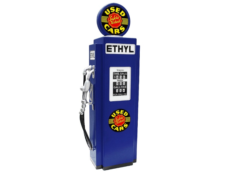 JBA3F150_USED_SAFETY_TESTED_CARS_VINTAGE_GAS_PUMP_WITH_OPENING_DOOR_BUILT_IN_SHELFS_BLUE_1.JPG
