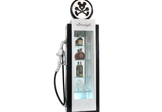 JBA3F9 MICKEY MOUSE GAS PUMP WITH GLASS DOOR SHELFS ANY COLOUR DESIGN PAINTED 1