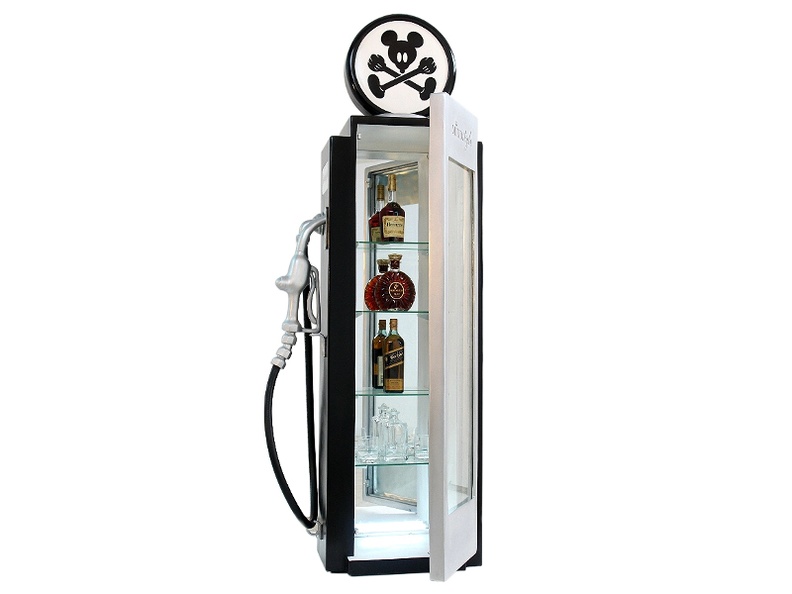 JBA3F9_MICKEY_MOUSE_GAS_PUMP_WITH_GLASS_DOOR_SHELFS_ANY_COLOUR_DESIGN_PAINTED_2.JPG