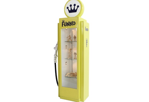 JBF061 FUNKO CUSTOM MADE GAS PUMPS WITH GLASS SELFS HALOGEN LIGHTS ANY COLOUR DESIGN PAINTED 1