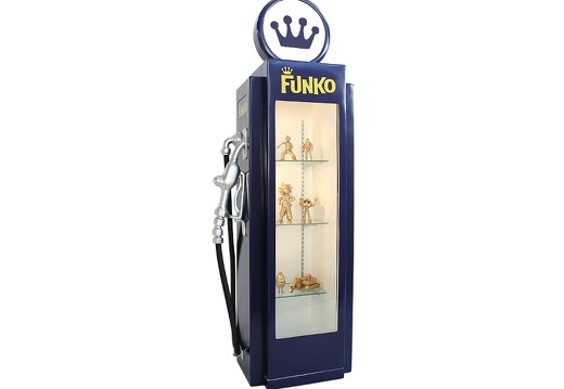 JBF062 FUNKO CUSTOM MADE GAS PUMPS WITH GLASS SELFS HALOGEN LIGHTS ANY COLOUR DESIGN PAINTED 1