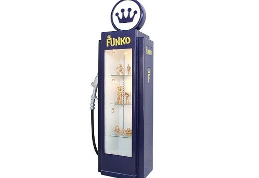 JBF062 FUNKO CUSTOM MADE GAS PUMPS WITH GLASS SELFS HALOGEN LIGHTS ANY COLOUR DESIGN PAINTED 2