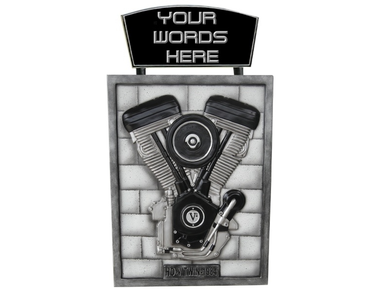 B0608_3D_EMBOSSED_V-TWIN_ENGINE_ADVERTISING_SIGN_BOARD_BLACK_SILVER_WALL_MOUNTED.JPG