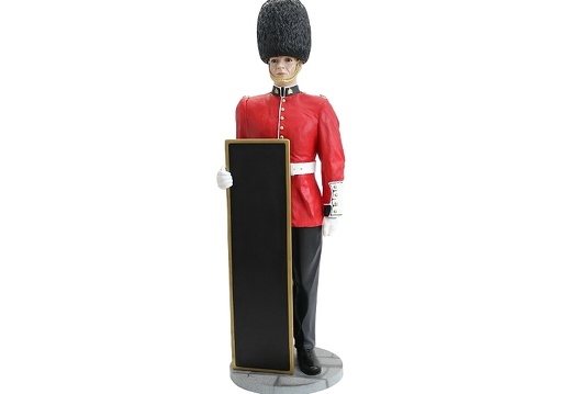 JBH065A BRITISH QUEENS GUARD WITH ADVERTISING BOARD 1
