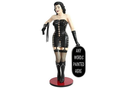 JBH074C SEXY MISTRESS WITH WHIP ADVERTISING BOARD 1