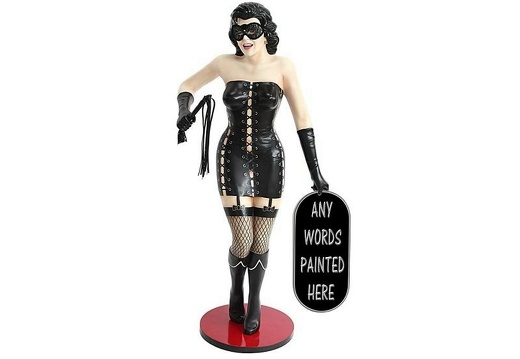 JBH074D SEXY MISTRESS WITH WHIP MASK ADVERTISING BOARD 1