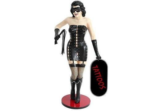 JBH074D SEXY MISTRESS WITH WHIP MASK ADVERTISING BOARD 2
