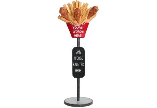 JBTH256 DELICIOUS CHICKEN CHIPS ADVERTISING DISPLAY STAND MIDDLE BOARD 2