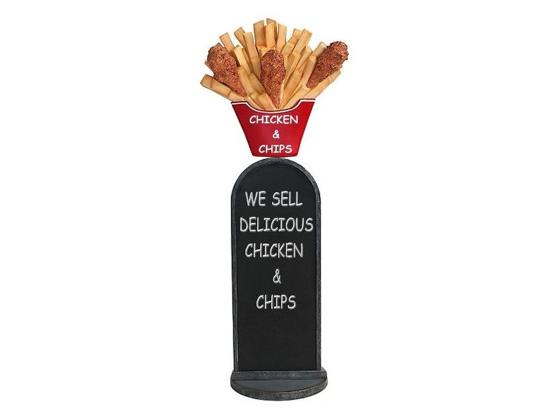 JBTH257_DELICIOUS_CHICKEN_CHIPS_ADVERTISING_DISPLAY_STAND_LARGE_BOARD_1.JPG
