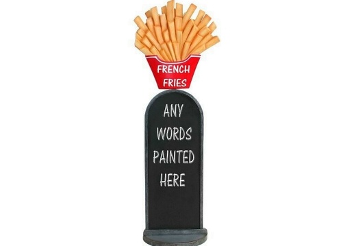 JBTH283 DELICIOUS FRENCH FRIES CHIPS ADVERTISING DISPLAY STAND LARGE BOARD 2