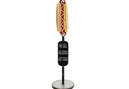 JBTH287 DELICIOUS LOOKING HOT DOG ADVERTISING DISPLAY MIDDLE BOARD 1