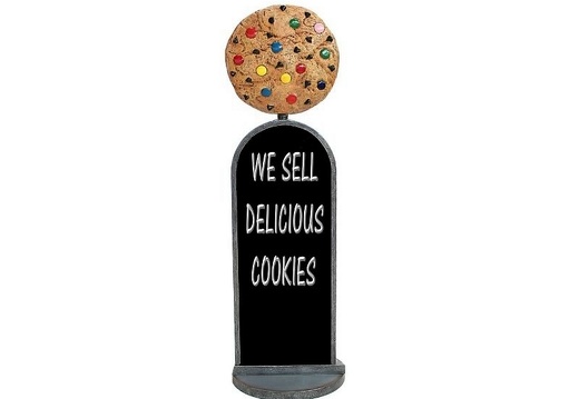 JBTH289 DELICIOUS BROWN CHOCOLATE COOKIE ADVERTISING DISPLAY STAND LARGE BOARD 1