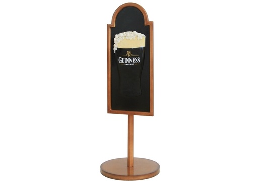 JJ070 GUINNESS ADVERTISING DISPLAY ANY WORDS PAINTED WITH STAND 1