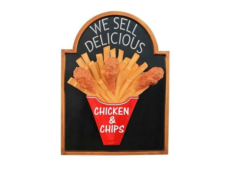 JJ132_CHICKEN_CHIPS_ADVERTISING_BOARD_ANY_WORDS_PAINTED_2.JPG