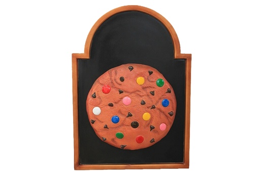 JJ135 CHOCOLATE COOKIE ADVERTISING BOARD ANY WORDS PAINTED 1
