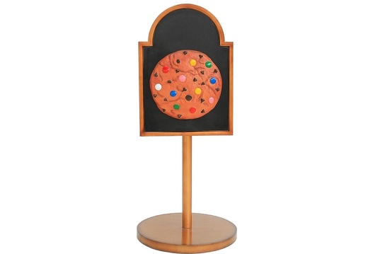JJ136 CHOCOLATE COOKIE ADVERTISING BOARD STAND ANY WORDS PAINTED 1