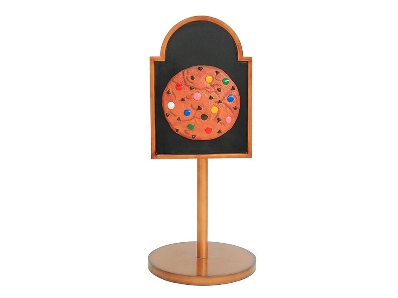 JJ136_CHOCOLATE_COOKIE_ADVERTISING_BOARD_STAND_ANY_WORDS_PAINTED_1.JPG