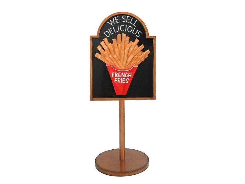 JJ140_FRENCH_FRIES_CHIPS_ADVERTISING_BOARD_STAND_ANY_WORDS_PAINTED_2.JPG