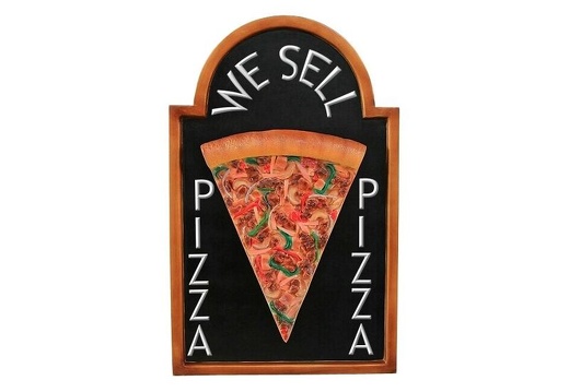 JJ150 PIZZA SLICE ADVERTISING BOARD ANY WORDS PAINTED 2
