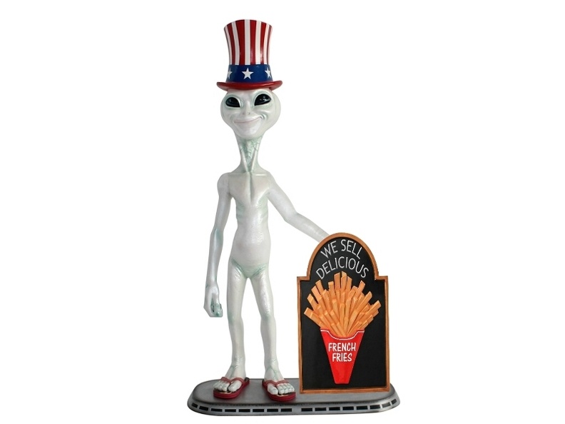 JJ1515_UNCLE_SAM_ALIEN_WITH_FRENCH_FRIES_ADVERTISING_DISPLAY_BOARD.JPG