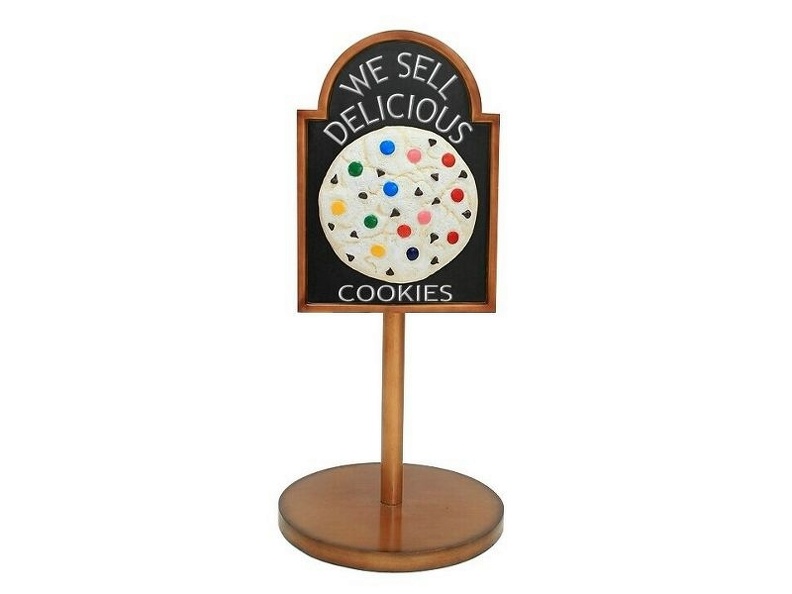 JJ153_WHITE_COOKIE_ADVERTISING_BOARD_STAND_ANY_WORDS_PAINTED_2.JPG
