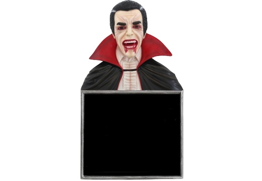 JJ1856 COUNT DRACULA ADVERTISING BOARD ANY WORDS PAINTED WALL MOUNTED 1